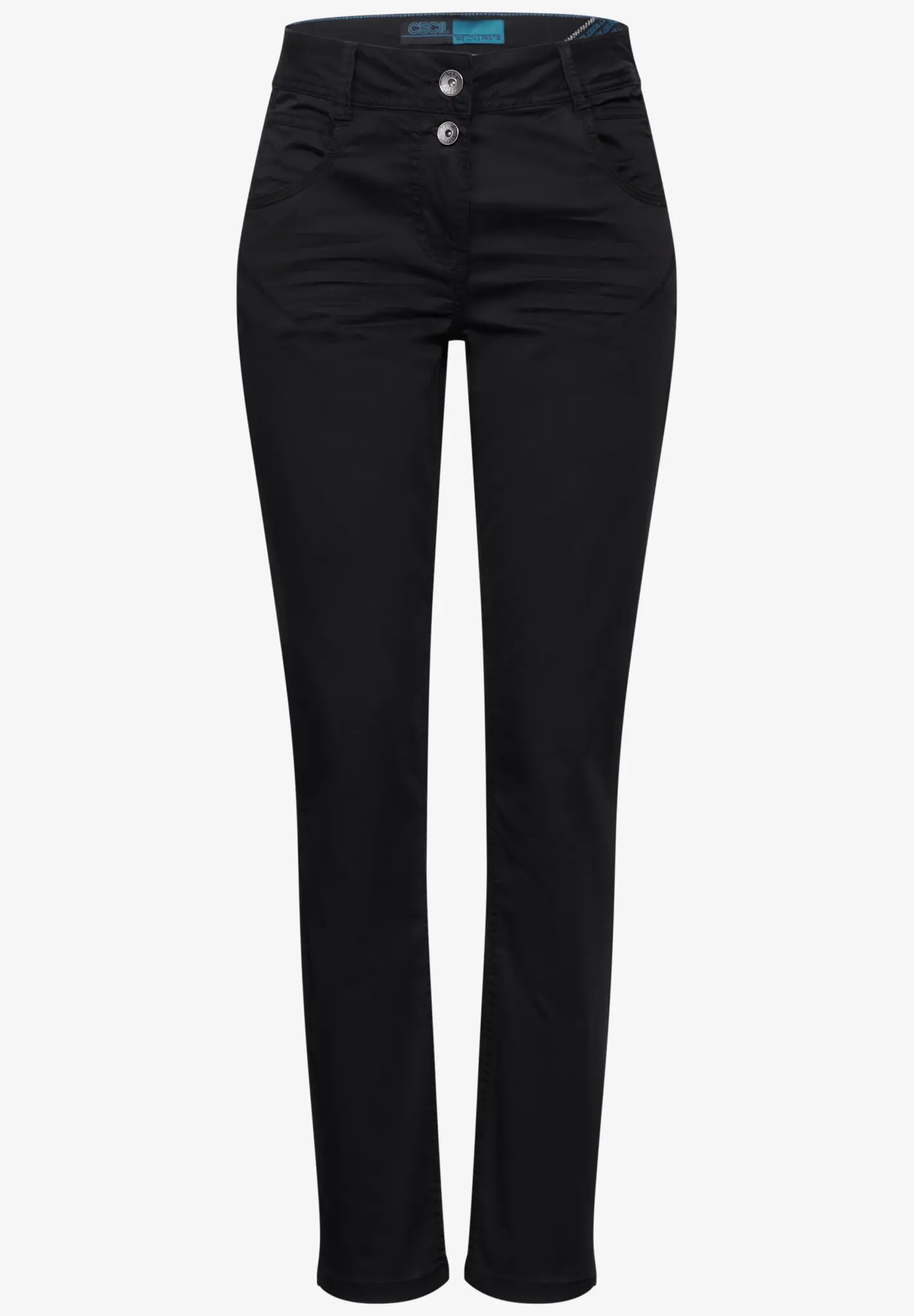 Cecil Casual Pants Scarlett - Deep Charcoal Grey