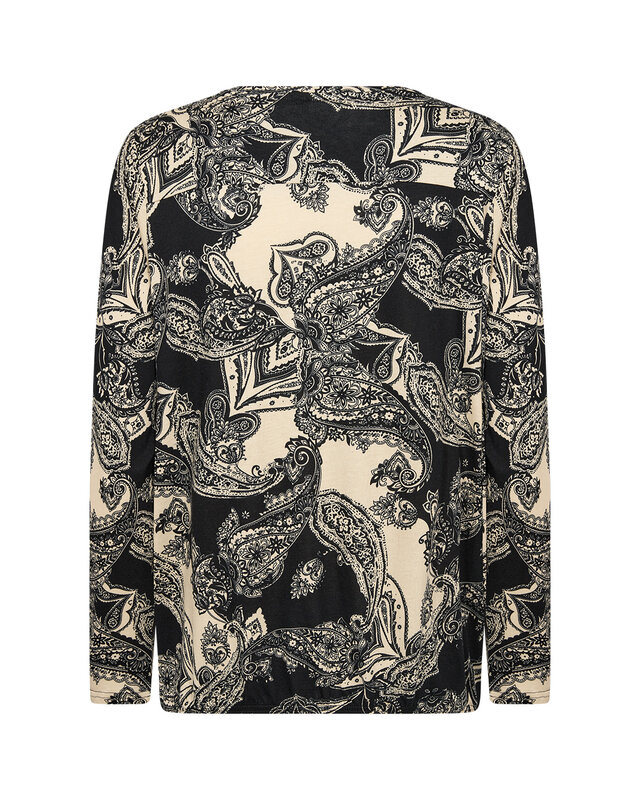 Soyaconcept Shirt Felicity AOP 483 - Black Combi