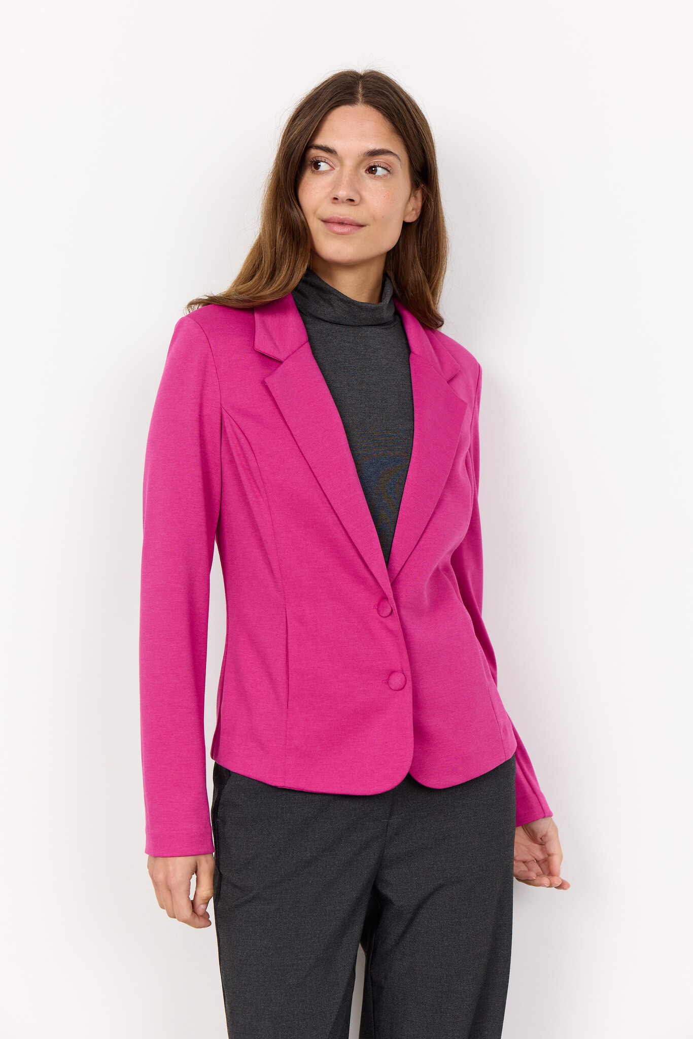 Soyaconcept Blazer Daniela 1 Fuchsia Cotton Blues