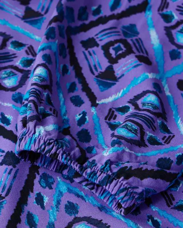 Cecil Print Blouse - Wild Lilac