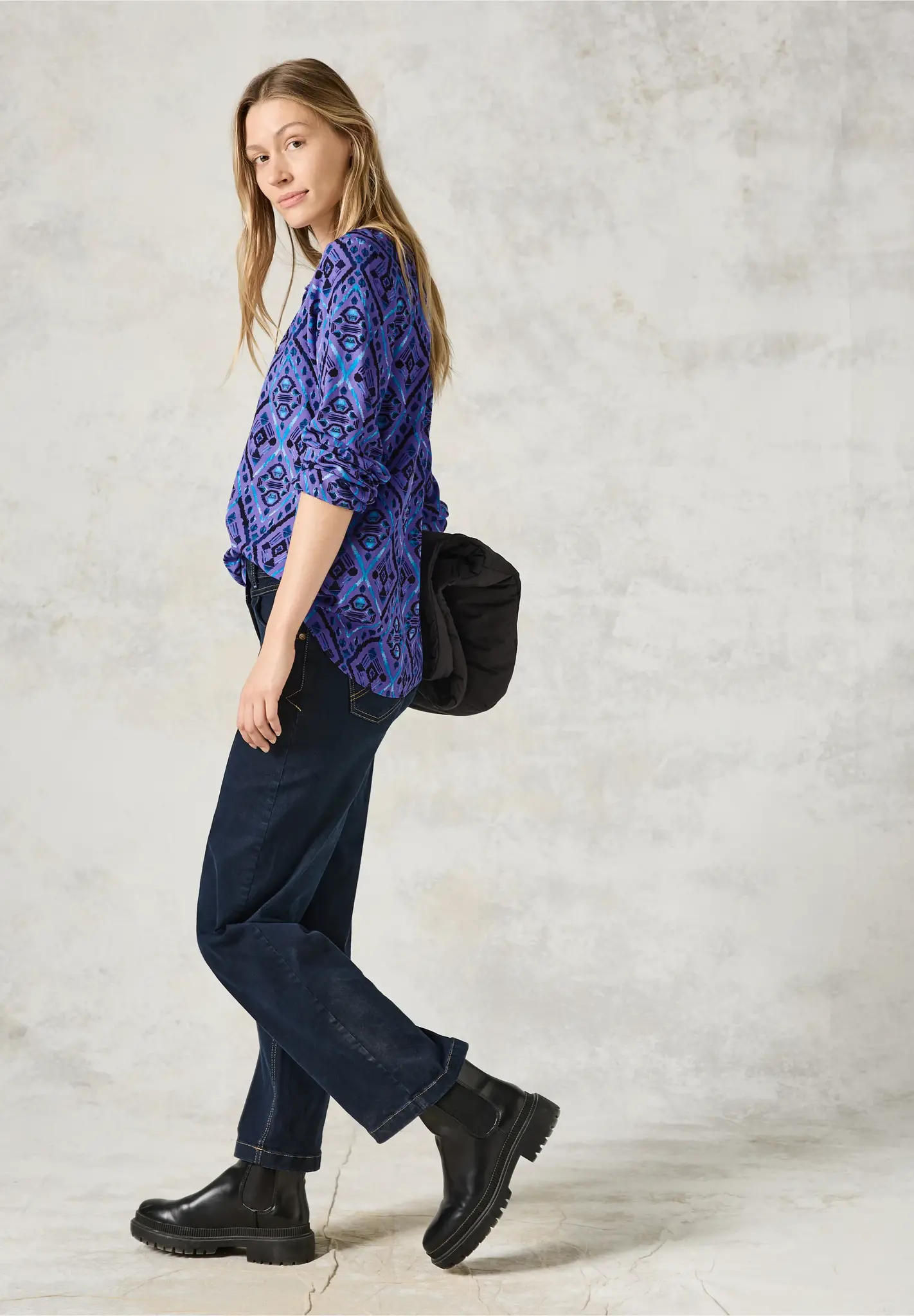 Cecil Print Bluse - Wild Lilac