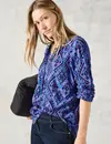 Cecil Print Blouse - Wild Lilac