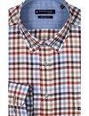 Giordano Button-Down Check Shirt - Red
