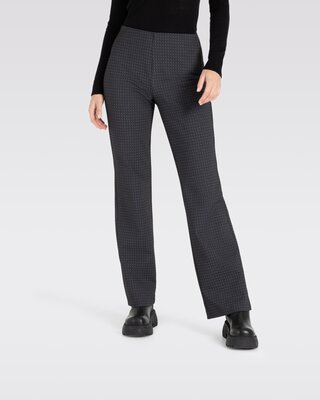 Mac Jeans Flare with Print - Dark Grey Shale Printed