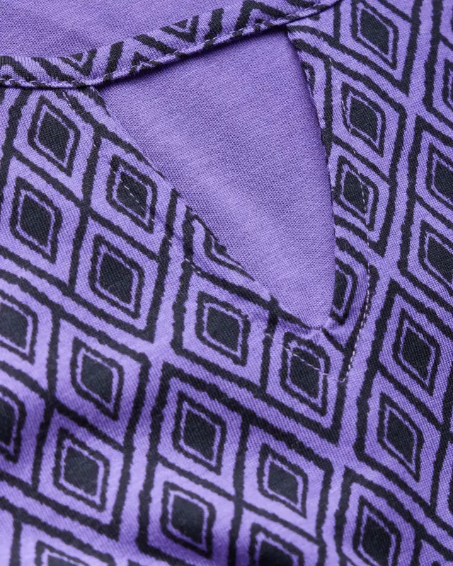 Cecil Shirt with Cut-Out - Wild Lilac