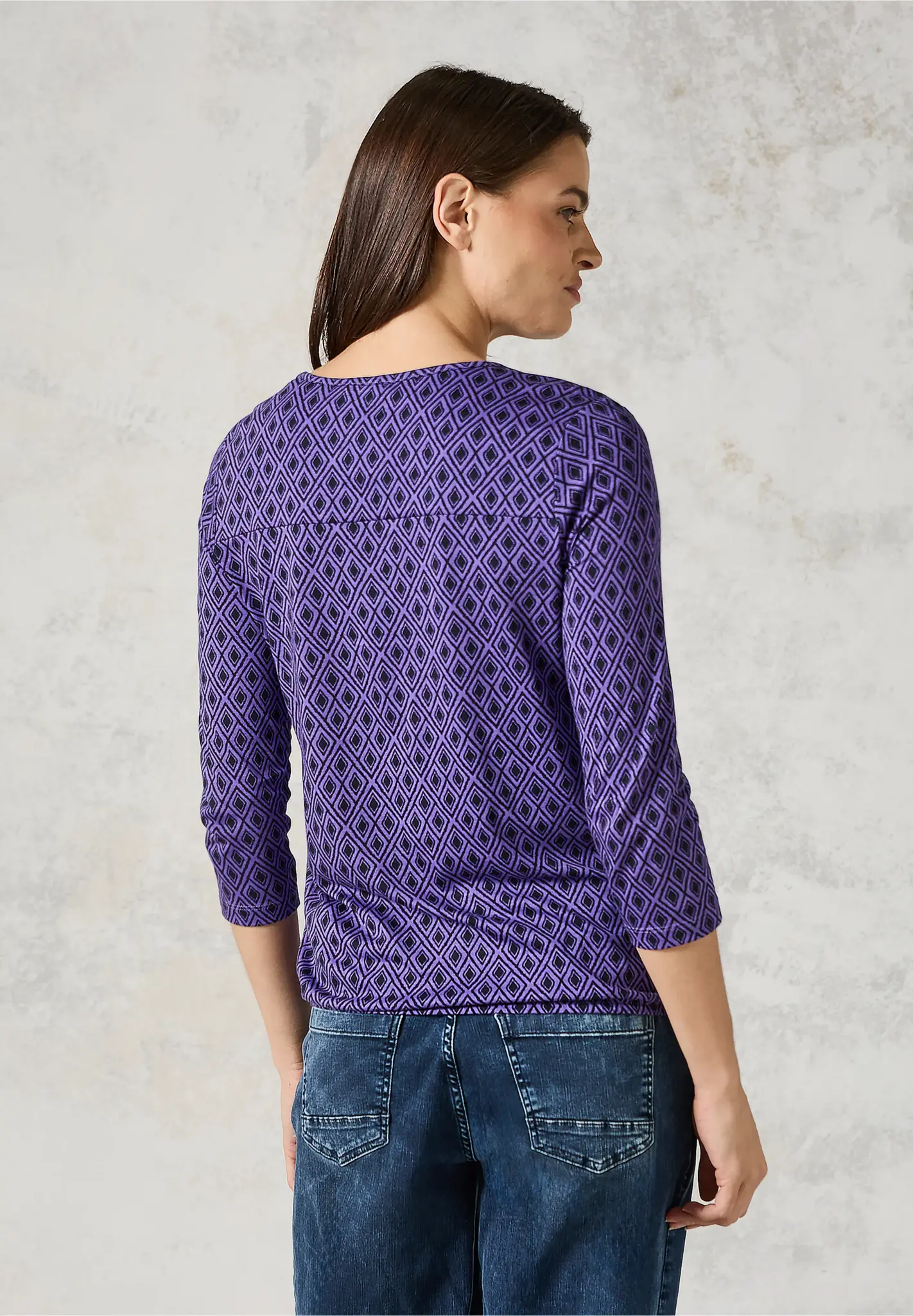 Cecil Shirt mit Cut-Out - Wild Lilac