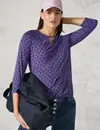 Cecil Shirt with Cut-Out - Wild Lilac