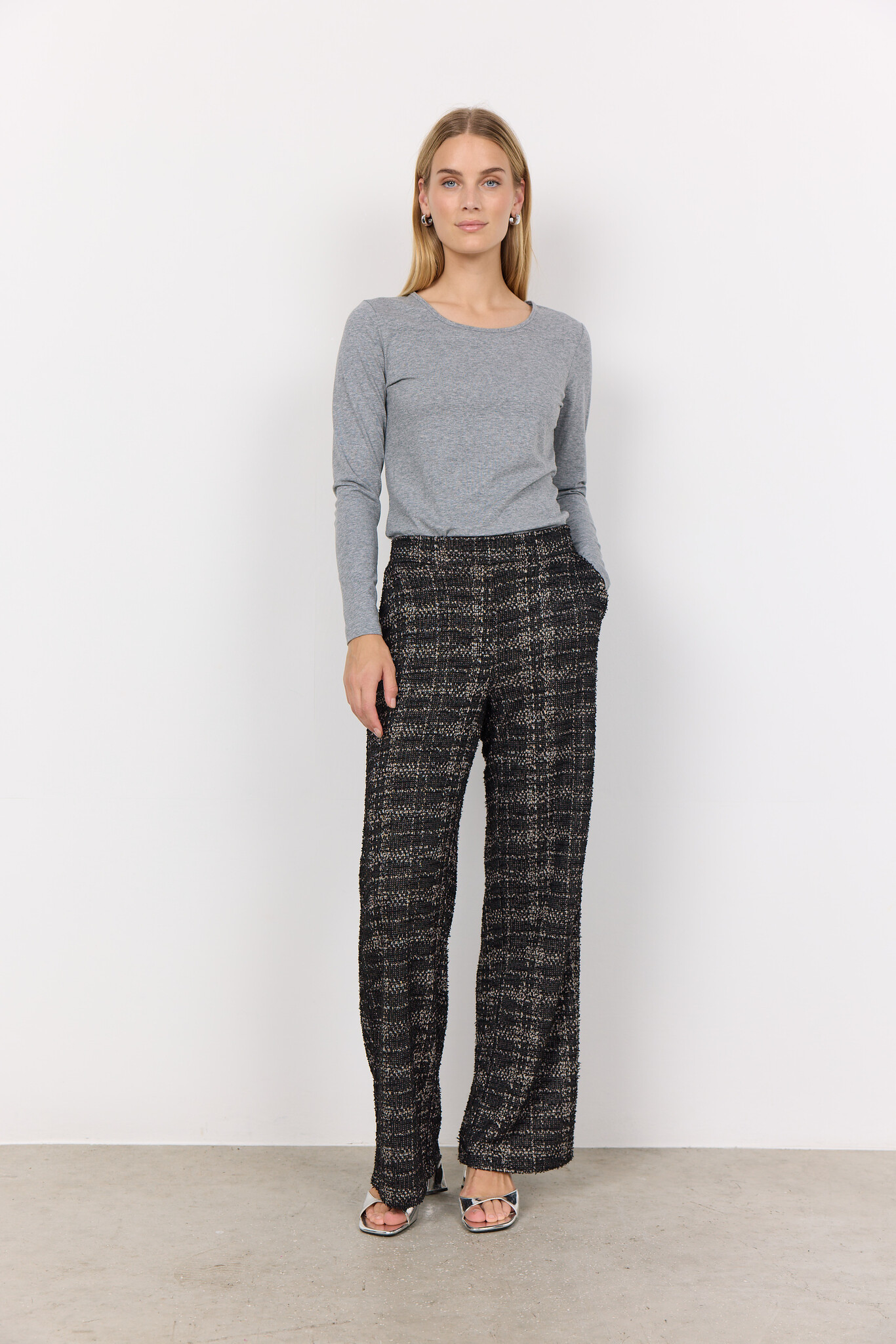 Soyaconcept Broek Nakia 3 - Black Combi