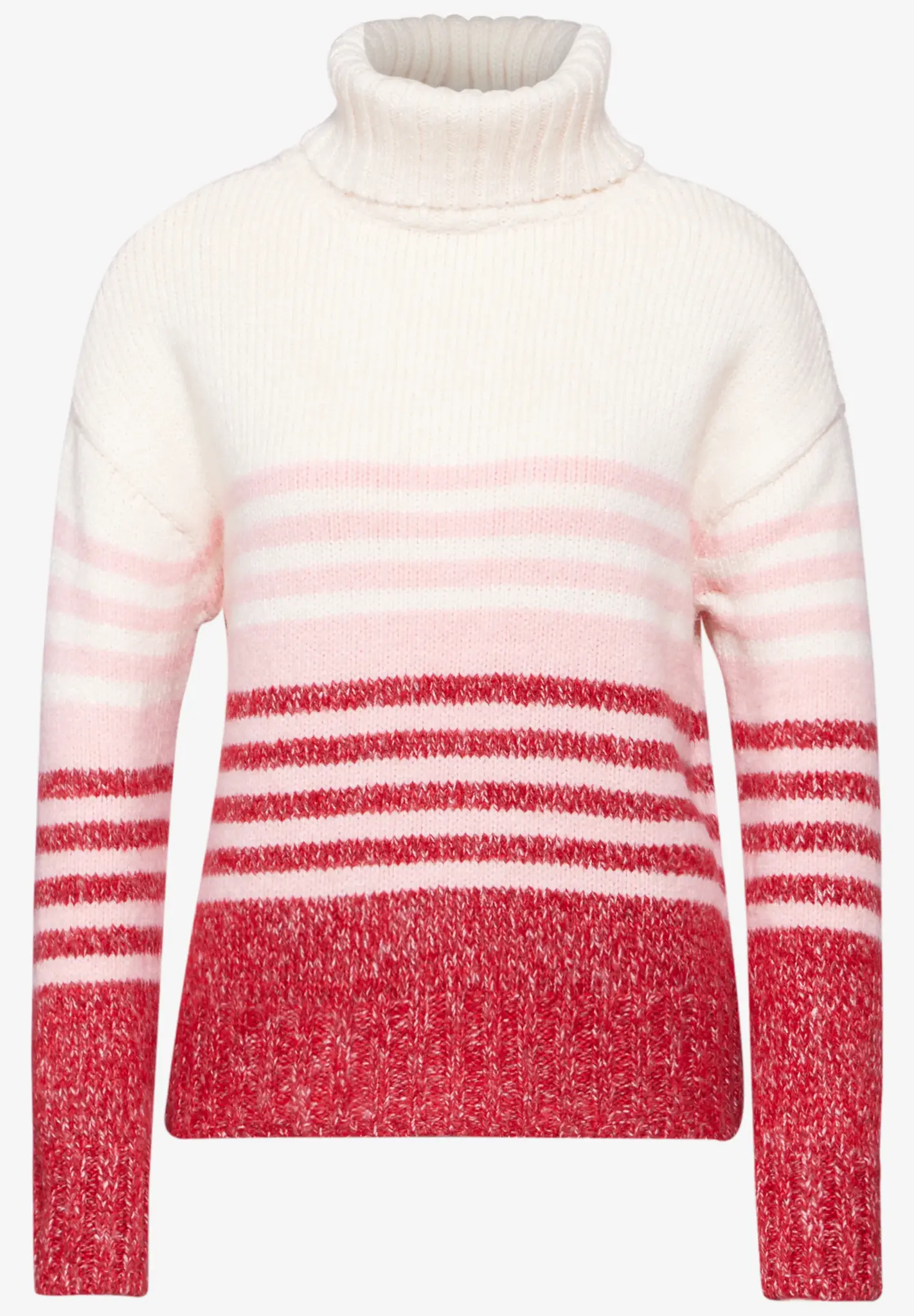 Street One Striped Knit Jumper - Petal Rose