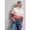 Striped Knit Jumper - Petal Rose