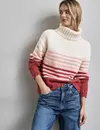 Street One Striped Knit Jumper - Petal Rose