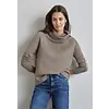 Trui met Col - Mocca Beige Melange