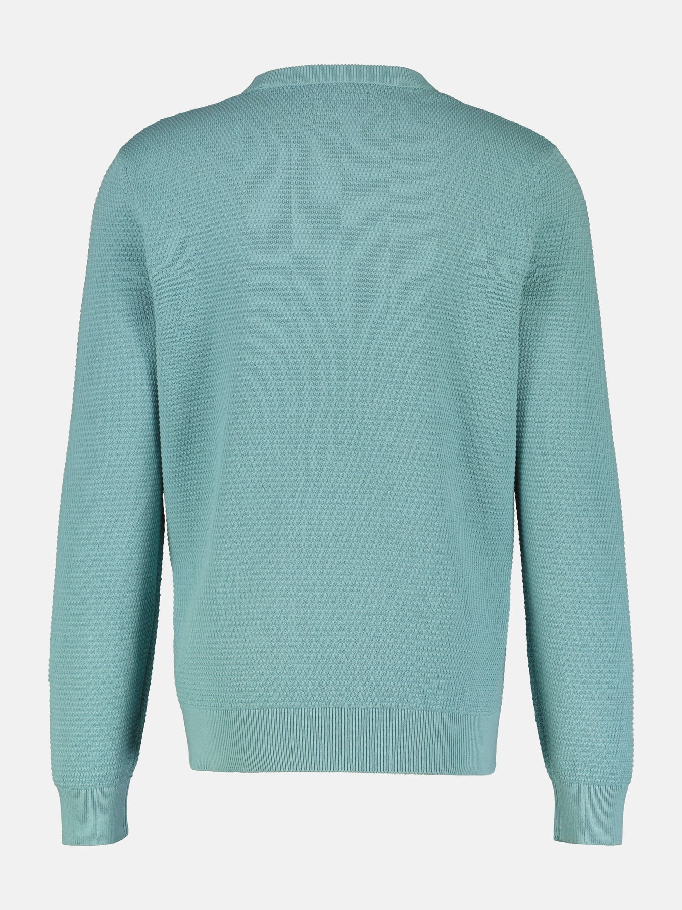 Lerros Trui met Ronde Hals - Mineral Blue