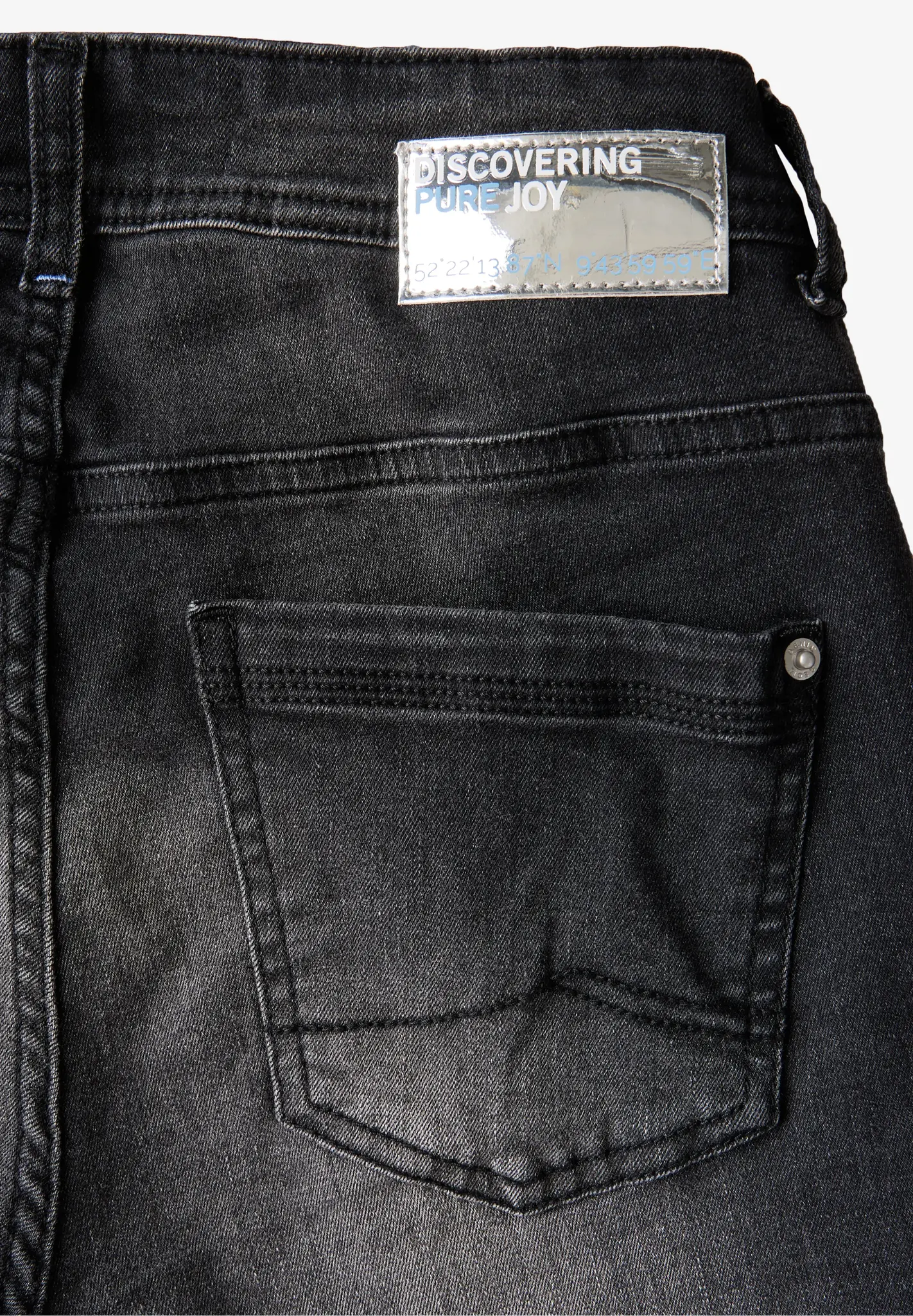 Cecil Jeans in Slim Fit Toronto - Dark Grey Washed