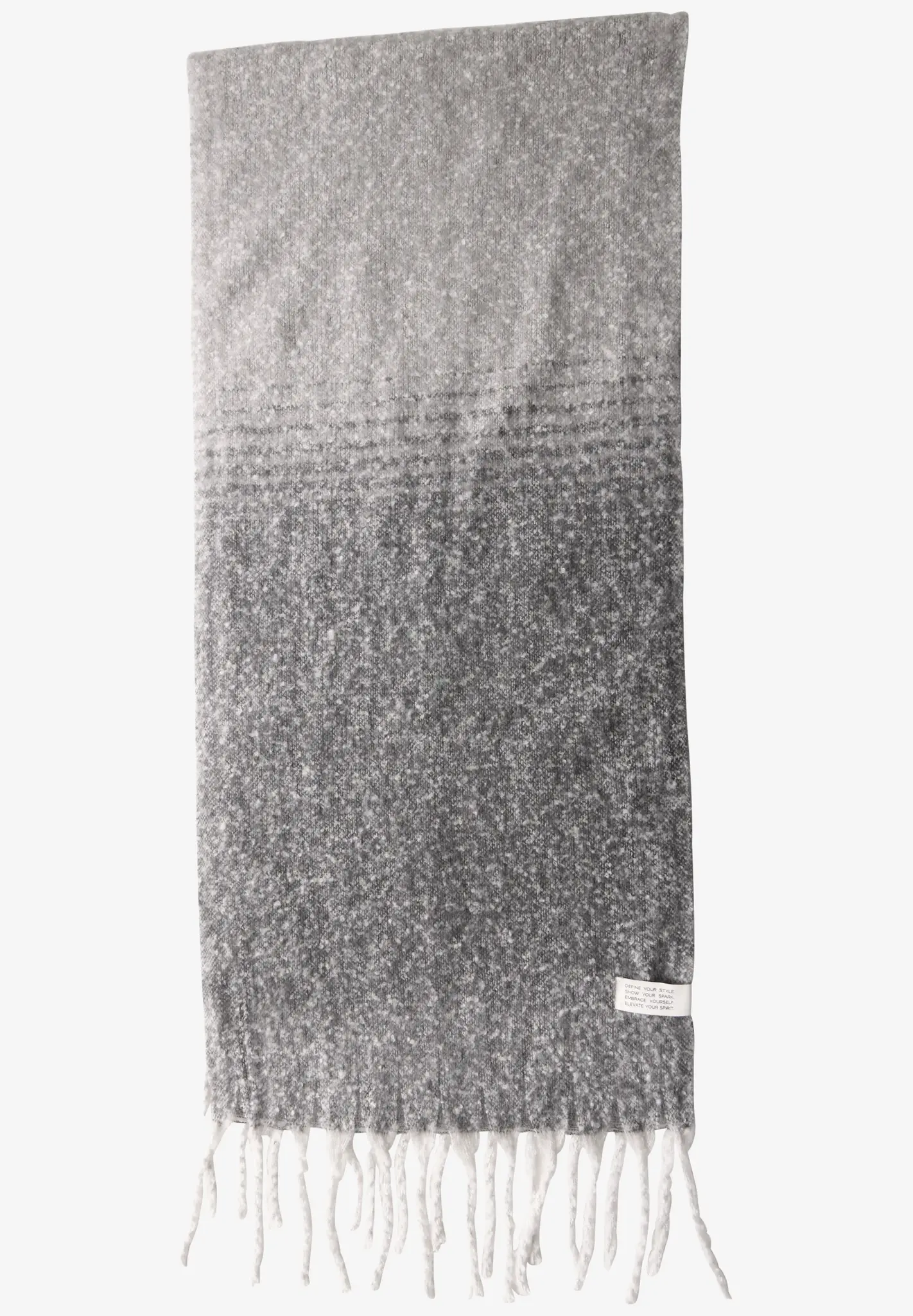 Street One Sjaal met Kleurverloop - Whale Tail Grey