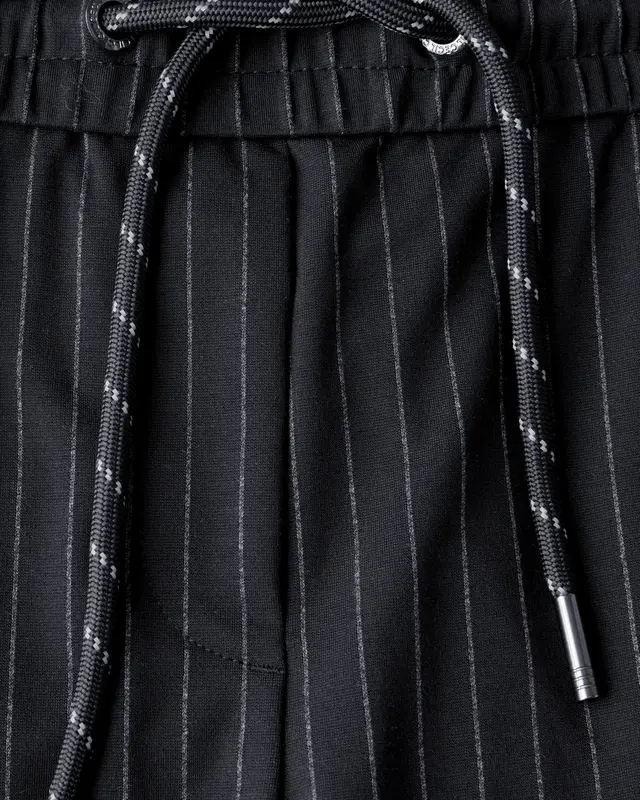 Cecil Gestreepte Broek Tracey - Deep Charcoal Grey