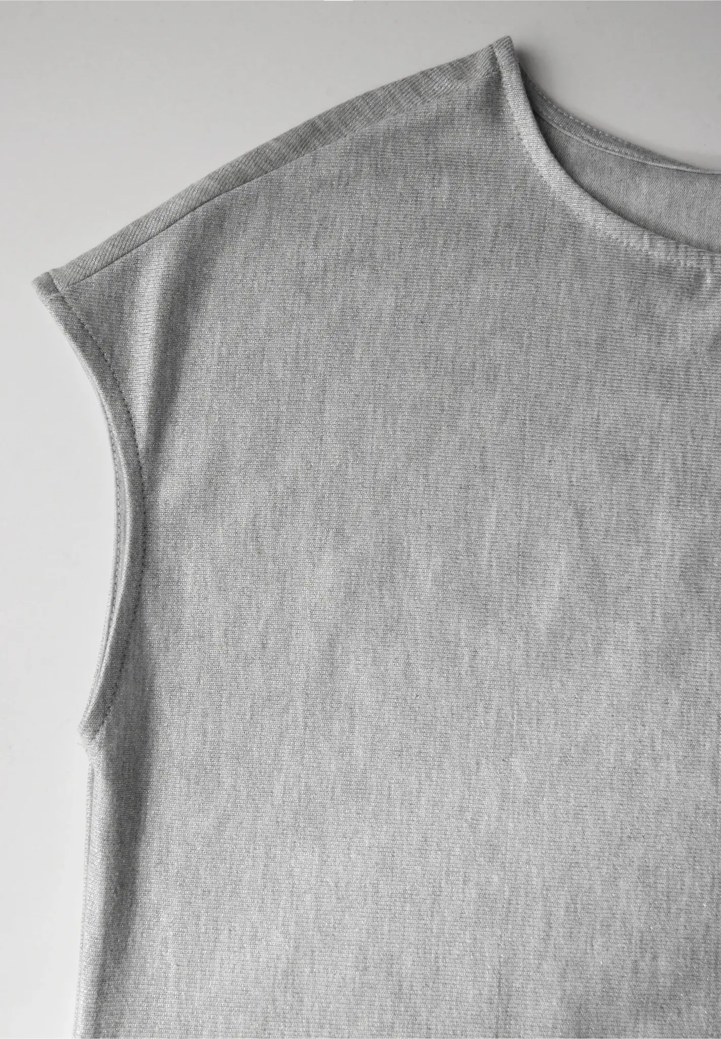 Street One Shimmering Shirt - Heather Grey Melange