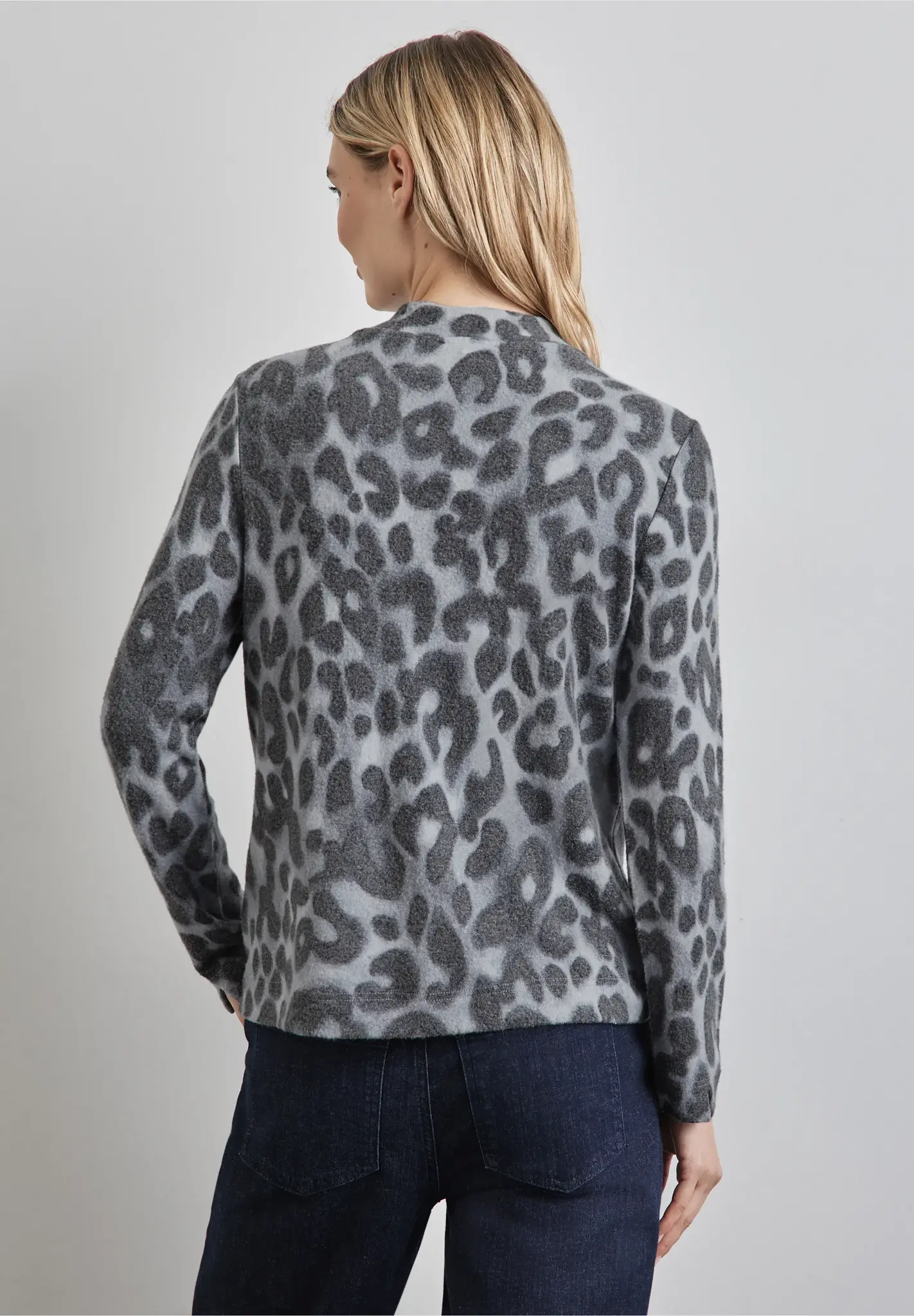 Street One Bedrucktes Shirt - Echo Grey