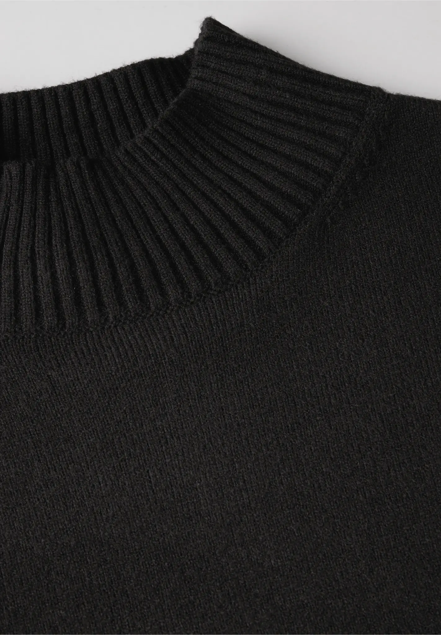 Street One Jumper with Standing Collar - Black