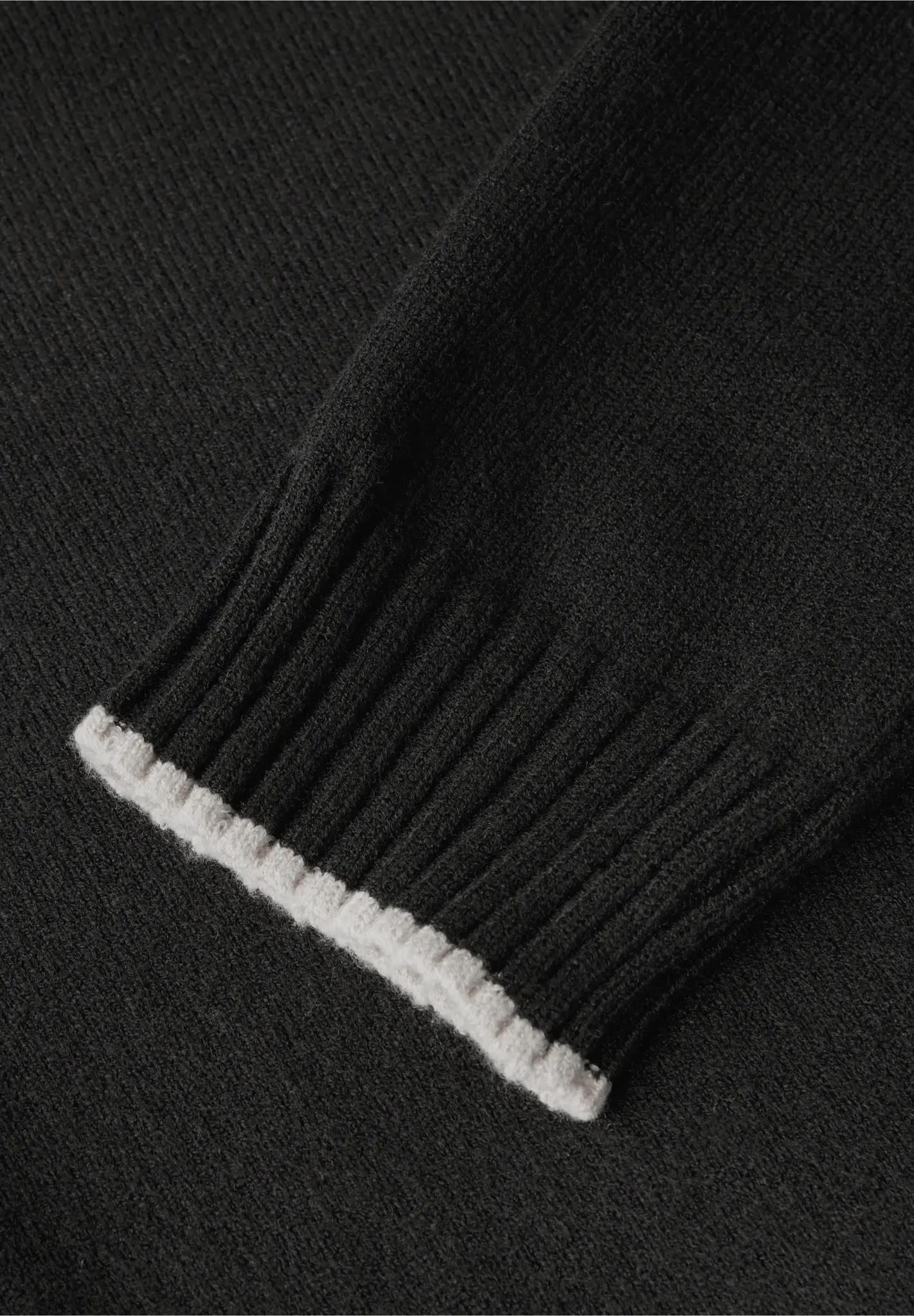 Street One Pullover mit Stehkragen - Black