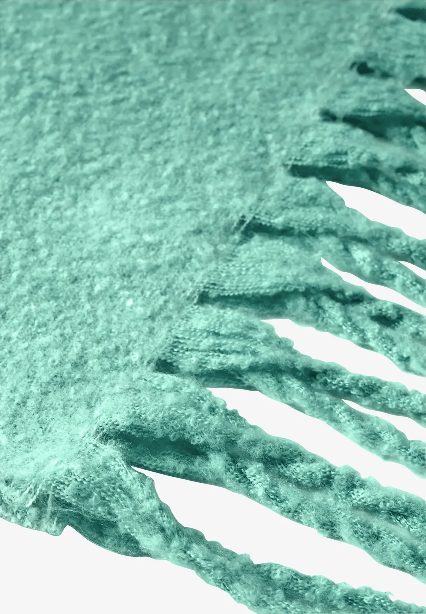 Cecil Jacquard Scarf - Aventurine Green