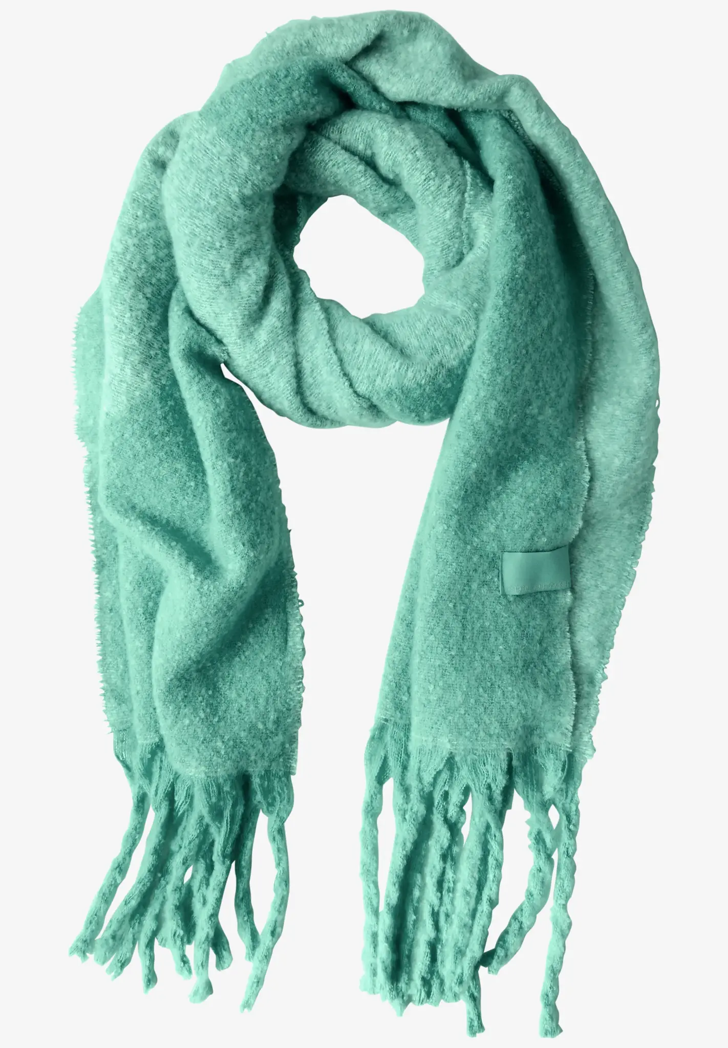 Cecil Jacquard Scarf - Aventurine Green