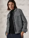 Cecil Kurze Jacquard Jacke - Black