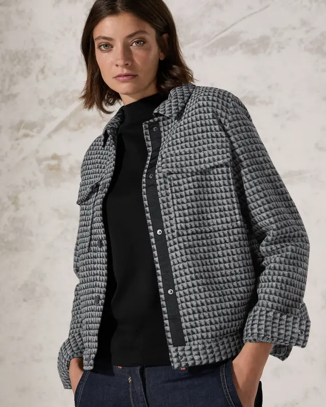 Cecil Kort Jacquard Jack - Black