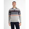 Norwegian Print Jumper - Platinum Grey Melange