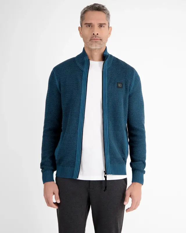 Lerros Gebreid Vest - Rich Blue