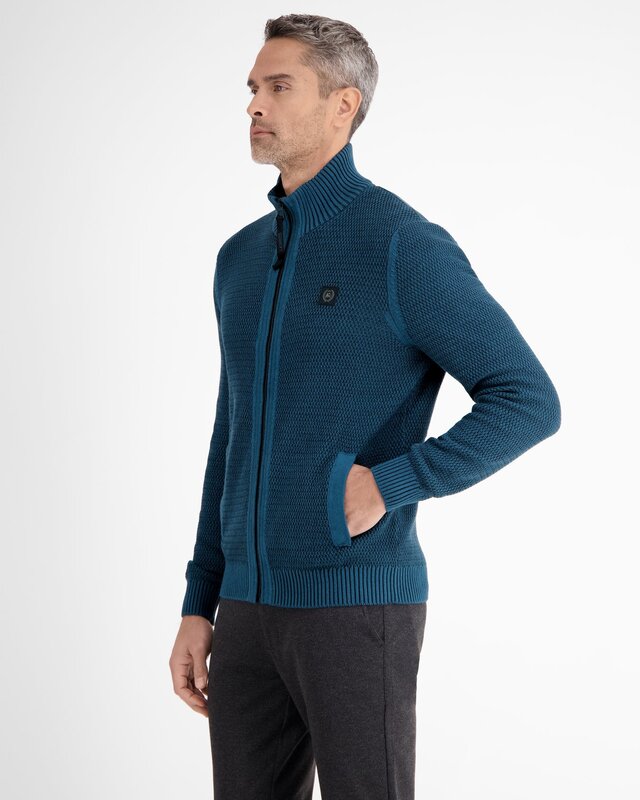 Lerros Gebreid Vest - Rich Blue