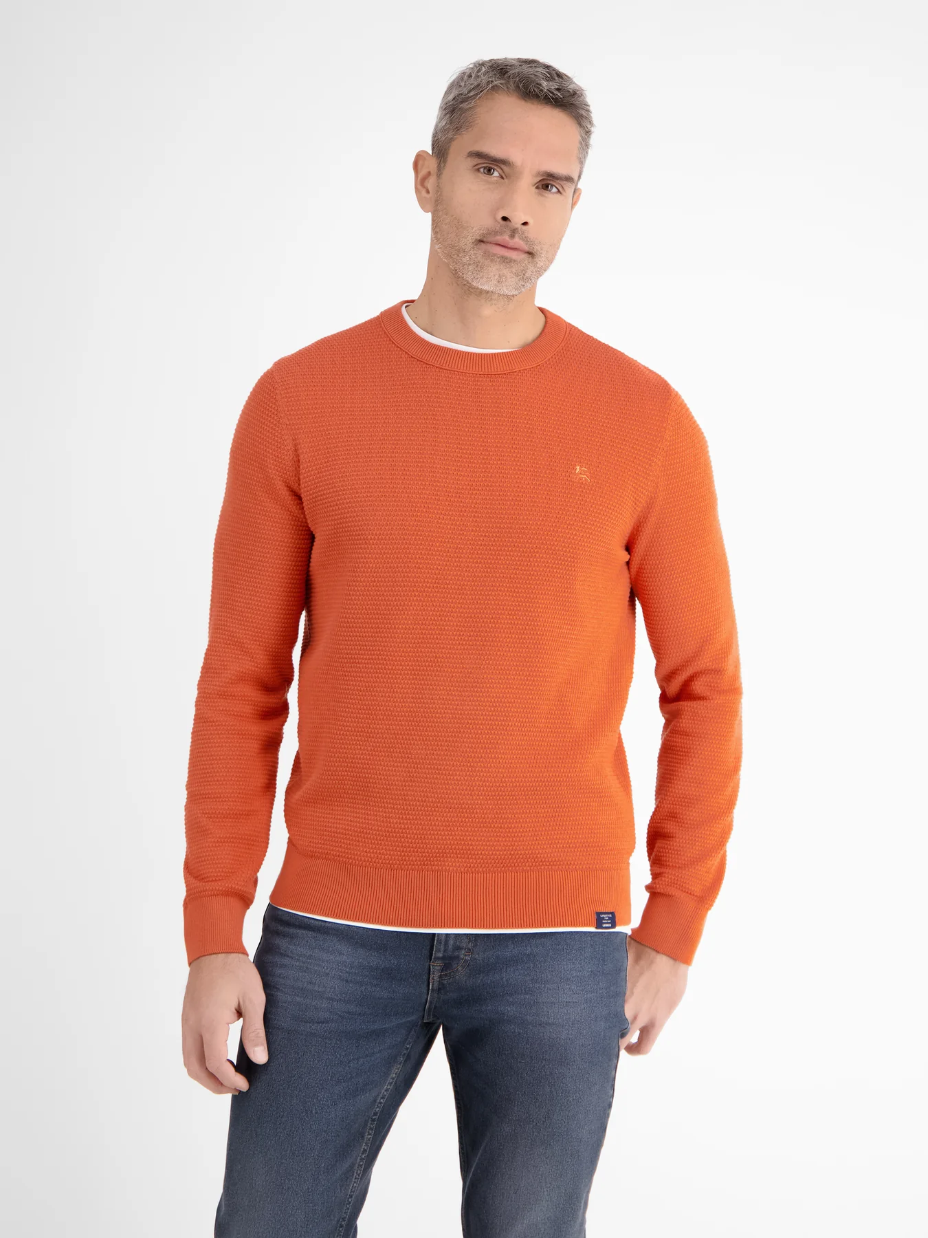 Lerros Basic Strickpullover - Spicy Orange