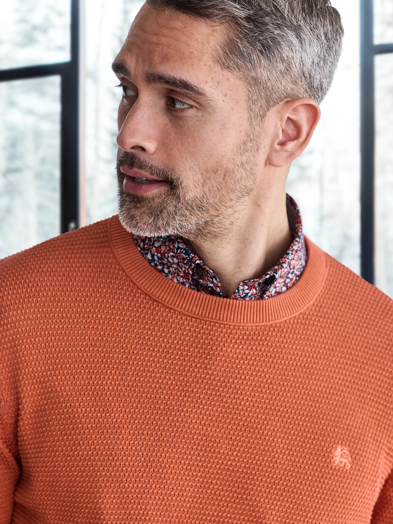 Lerros Basic Strickpullover - Spicy Orange