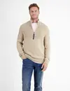 Lerros Strick Troyer mit Muster - Tender Beige Melange