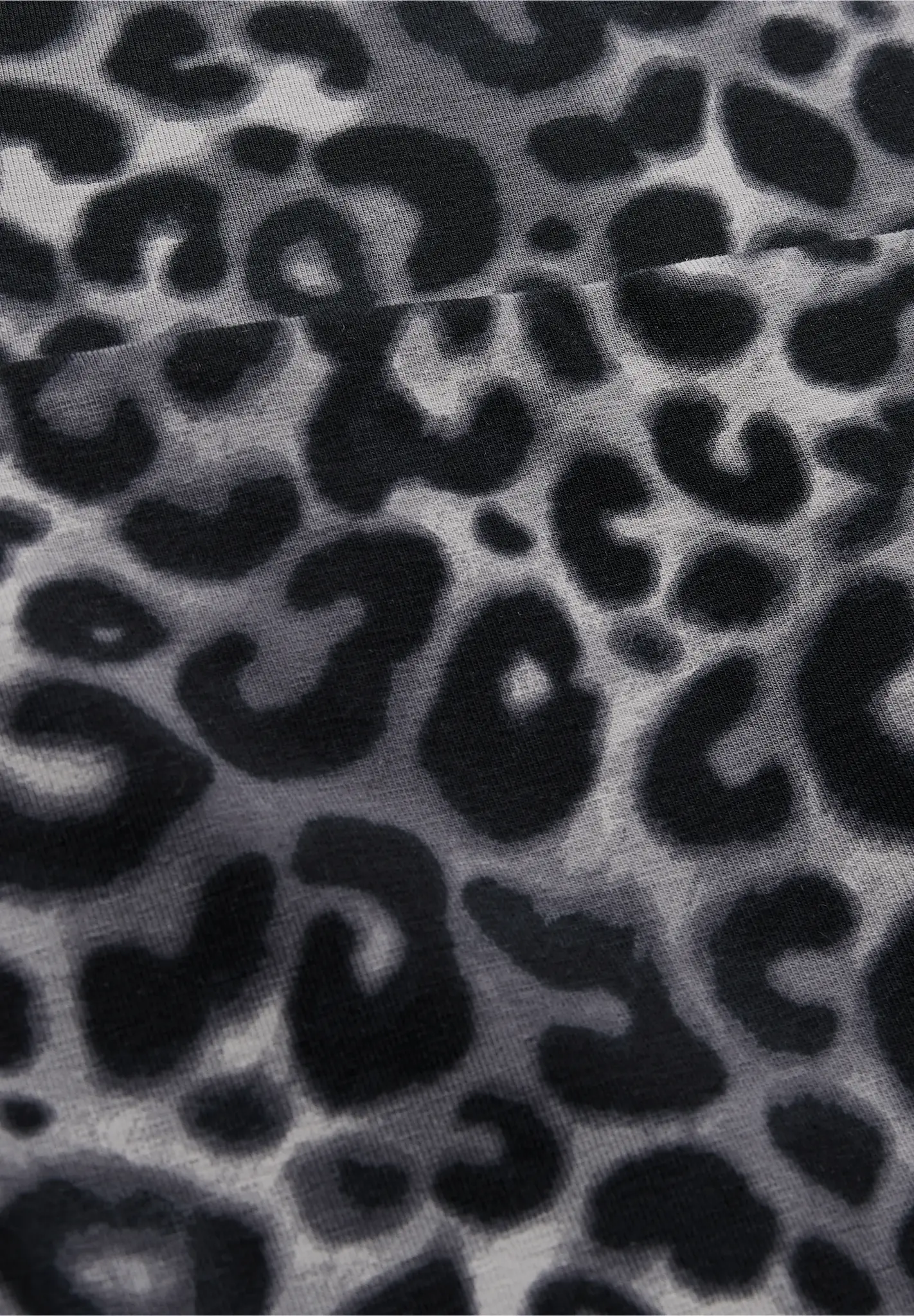 Street One Legging with Leo-Print - Whale Tale Grey