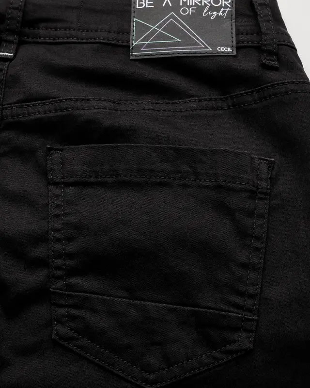 Cecil Bootcut Jeans Toronto - Black