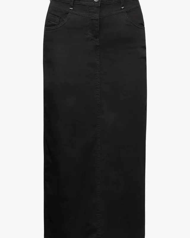 Cecil Denim Skirt - Black