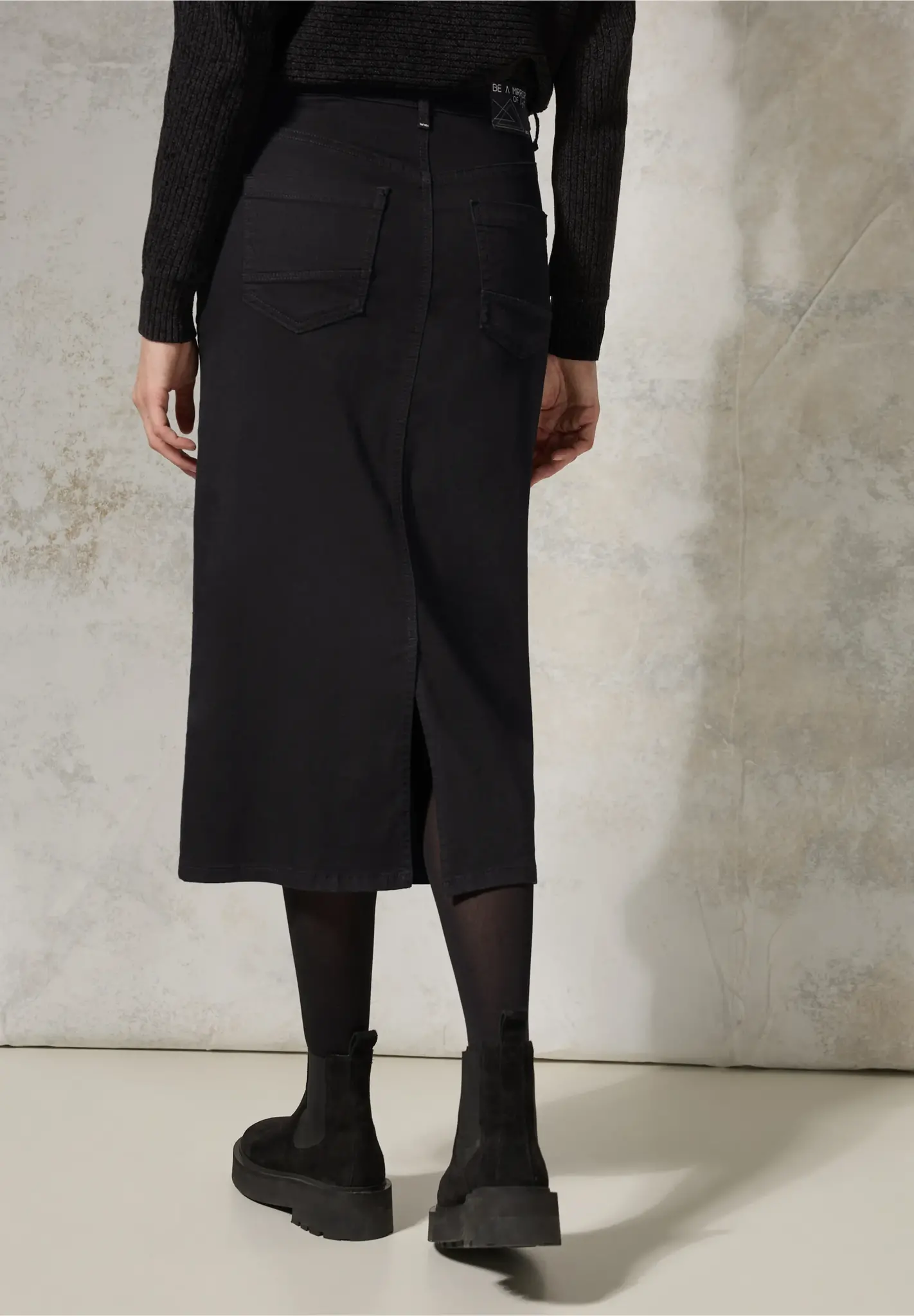 Cecil Jeansrock - Black