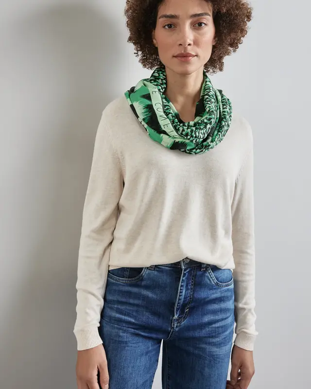 Street One Bedrukte Colsjaal met Structuur - Multicolor