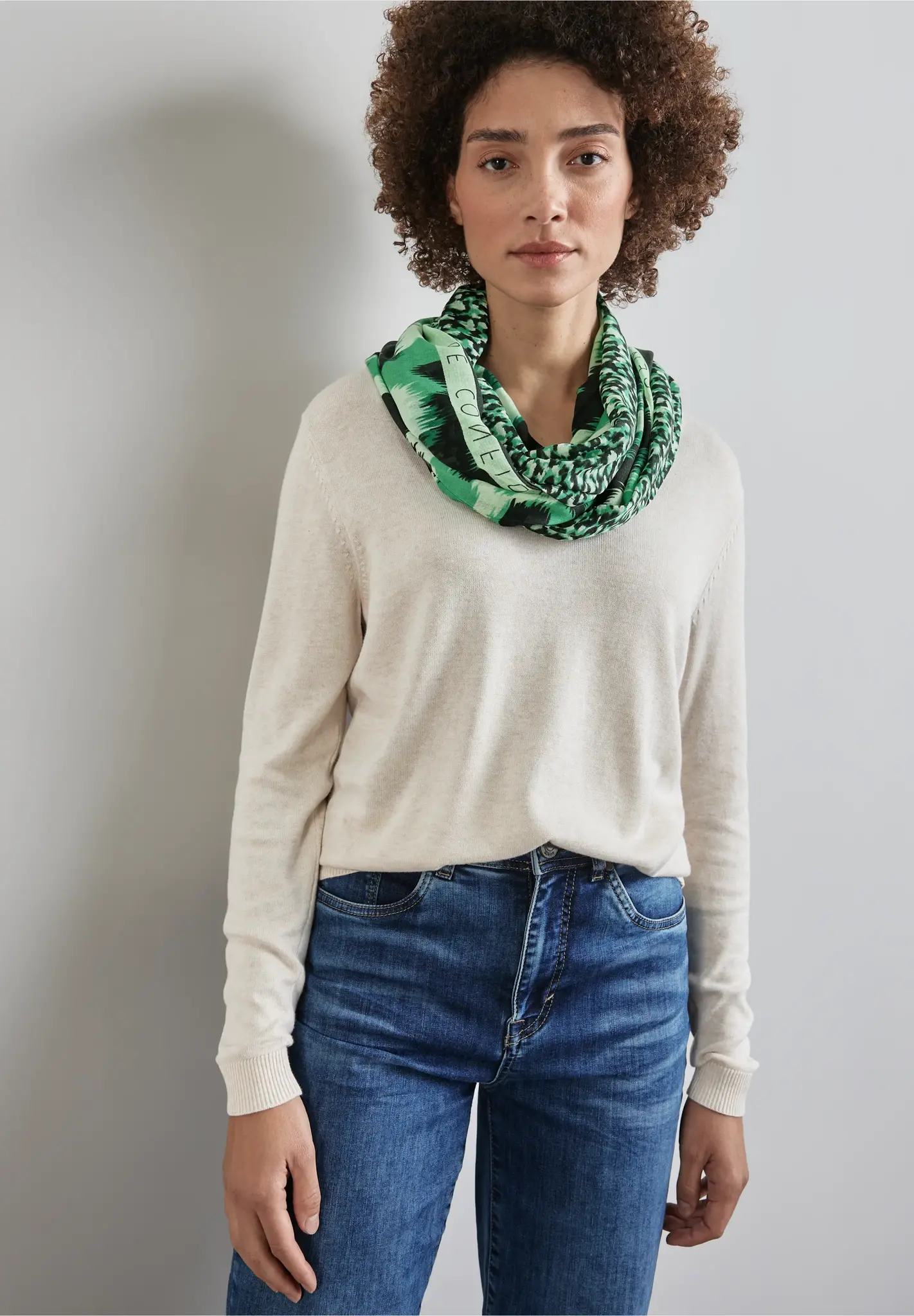 Street One Bedruckter Struktur-Loop - Multicolor