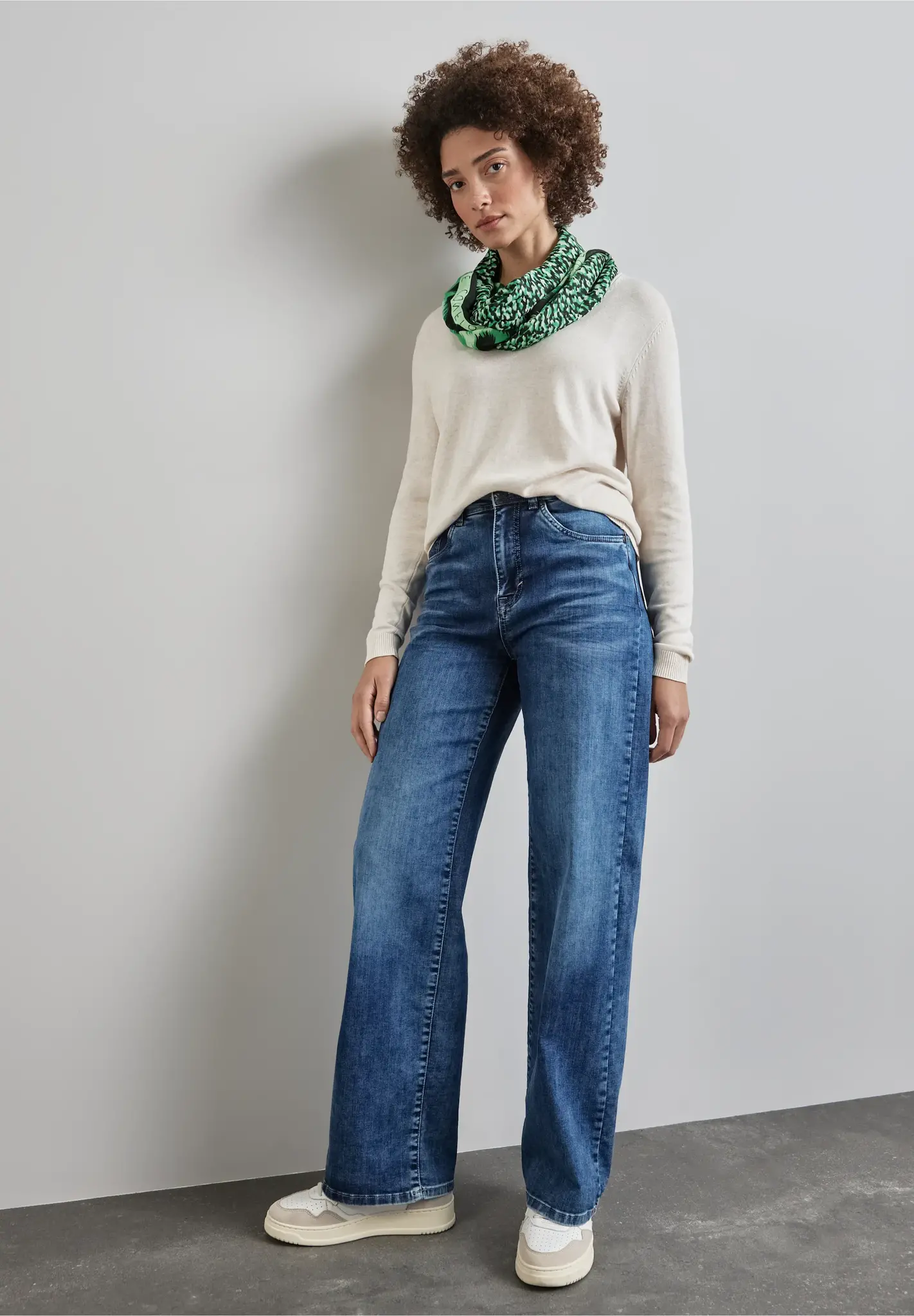 Street One Bedruckter Struktur-Loop - Multicolor