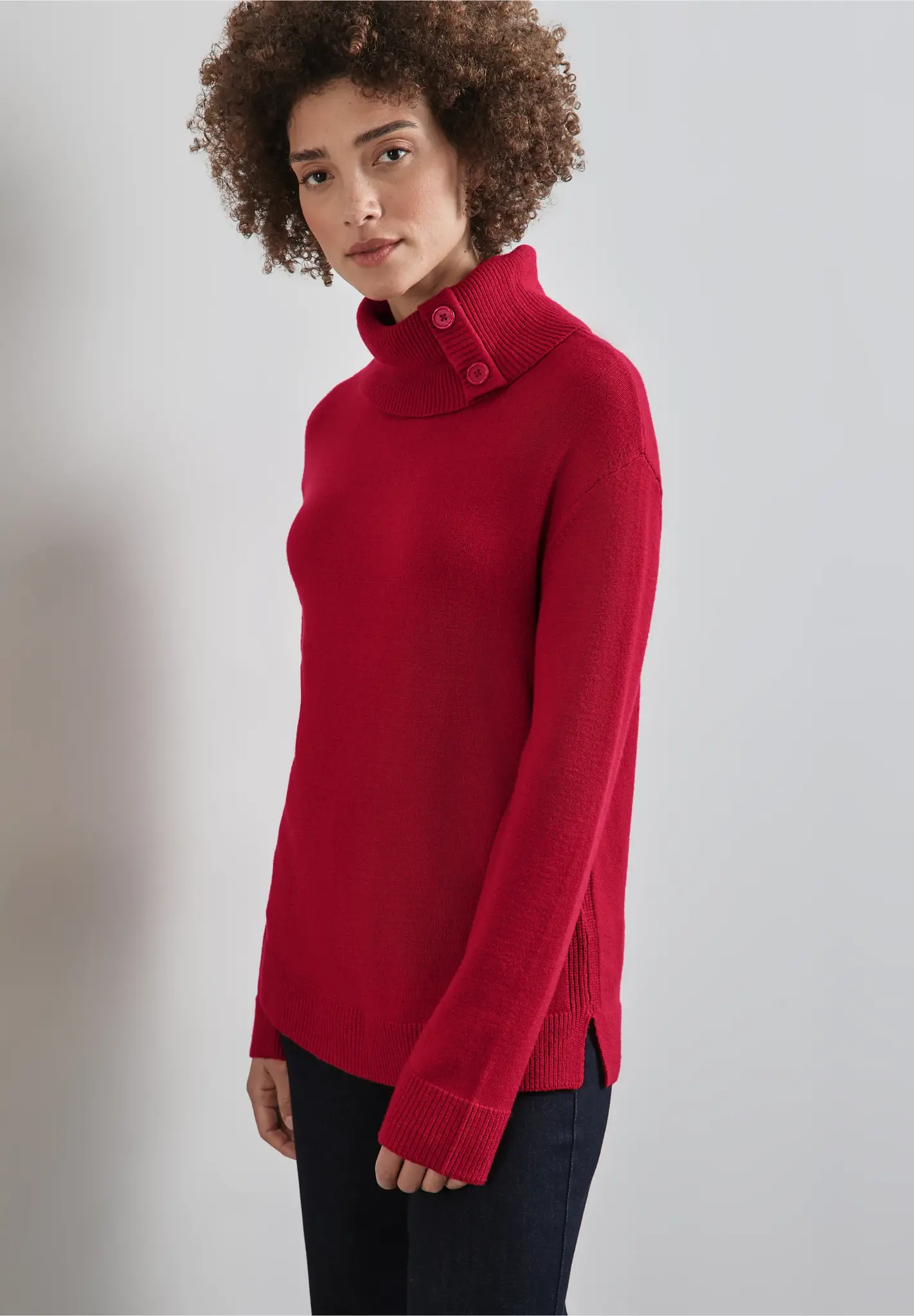Street One Knit Jumper - Autumn Red