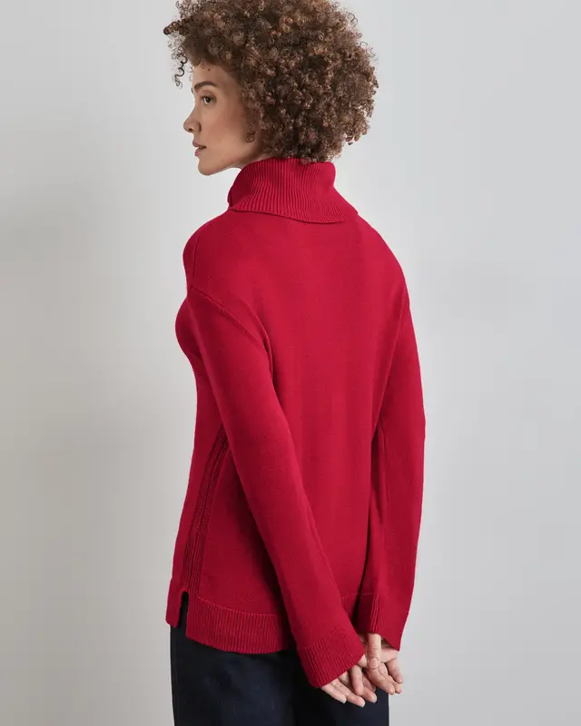 Street One Strickpullover - Autumn Red