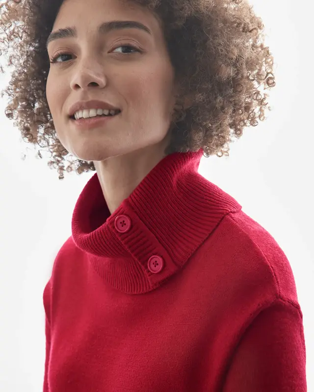 Street One Strickpullover - Autumn Red