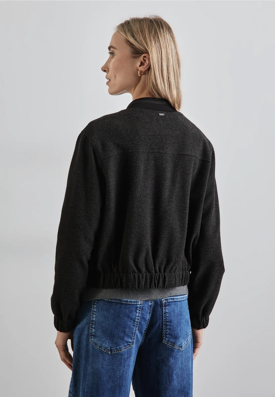 Street One Blouson - Whale Tail Grey Melange