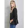 Blazer met Gemêleerde Look - Black
