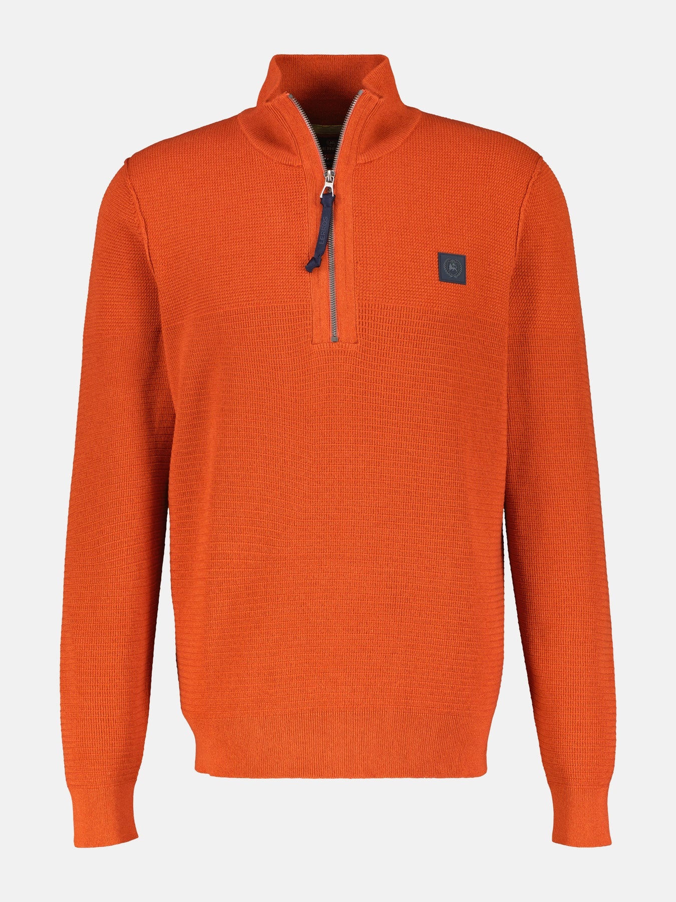 Lerros Jumper, Twist Structure - Spicy Orange