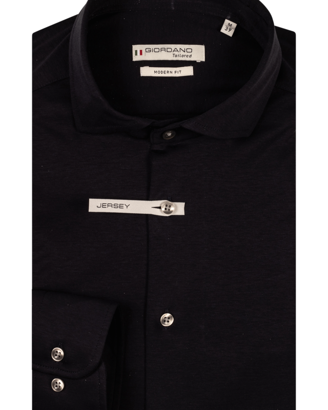 Giordano Basic Overhemd, Liquid Cotton - Navy