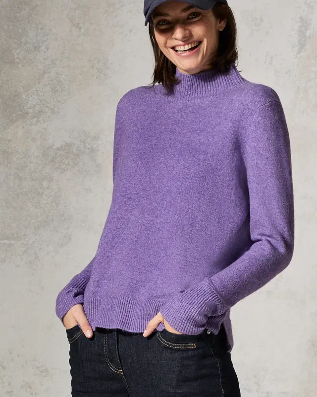 Cecil Knit Jumper - Gentle Lilac Melange