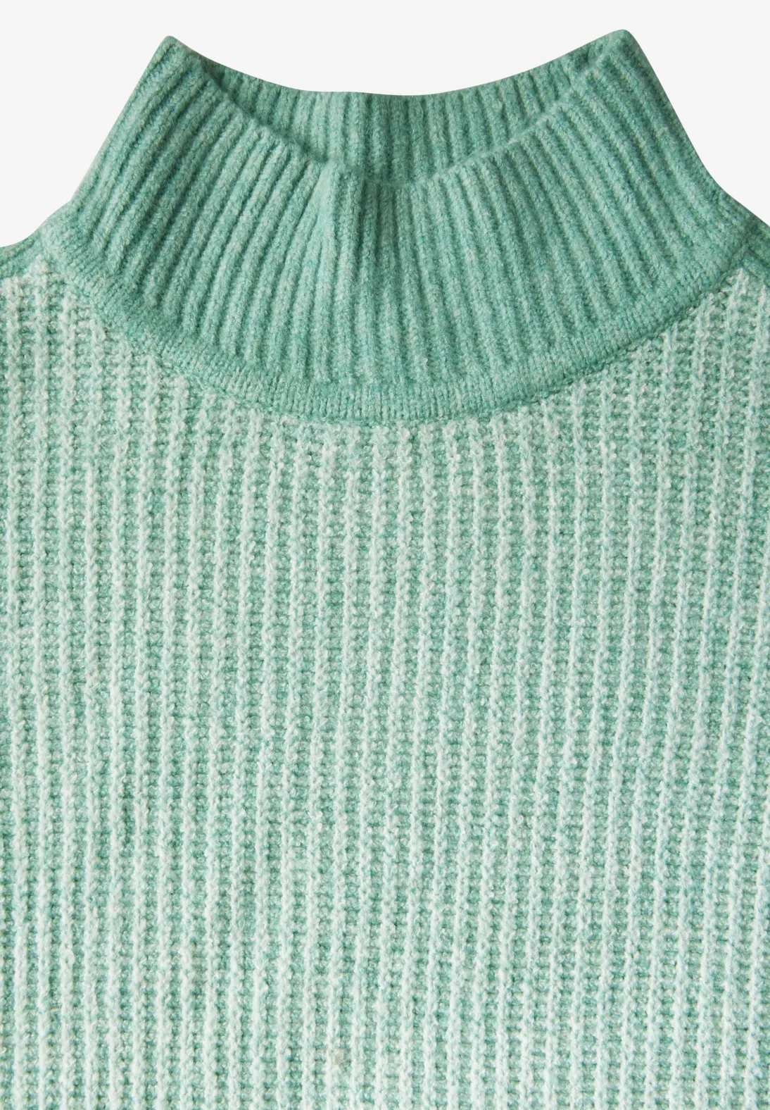 Cecil Mouliné Jumper - Glaced Green Melange